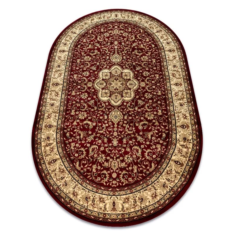 Teppich ROYAL ADR oval Muster 521 bordeaux