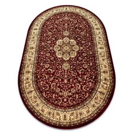 Teppich ROYAL ADR oval Muster 521 bordeaux