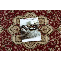 Teppich ROYAL ADR oval Muster 521 bordeaux