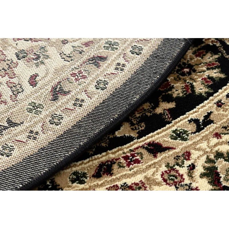 Teppich ROYAL ADR rund Muster 1745 schwarz
