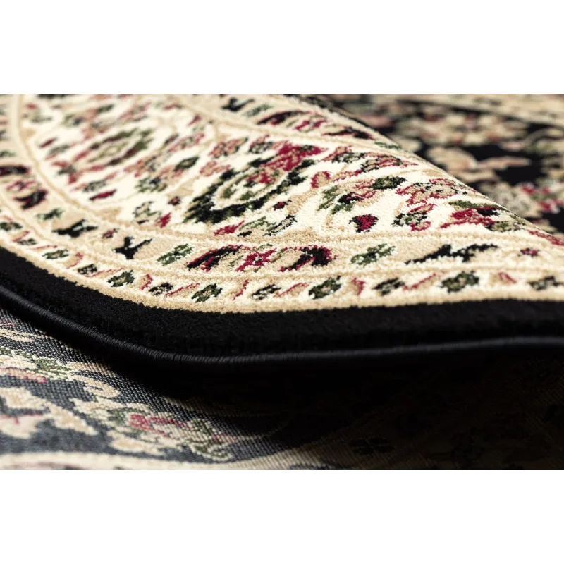 Teppich ROYAL ADR rund Muster 1745 schwarz