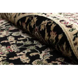 Teppich ROYAL ADR rund Muster 1745 schwarz
