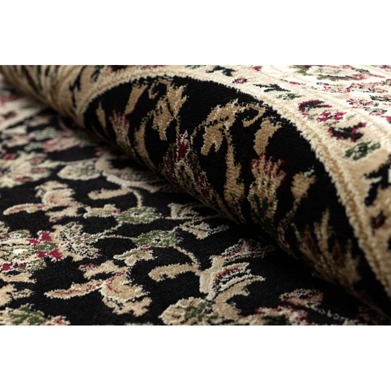 Teppich ROYAL ADR rund Muster 1745 schwarz