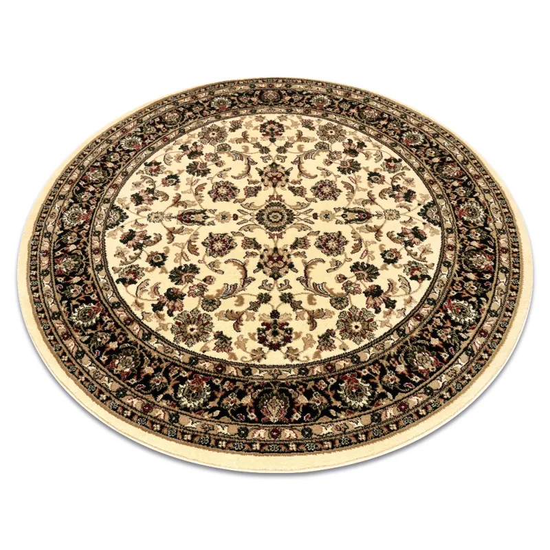 Teppich ROYAL ADR Kreis Muster 1745 karamell