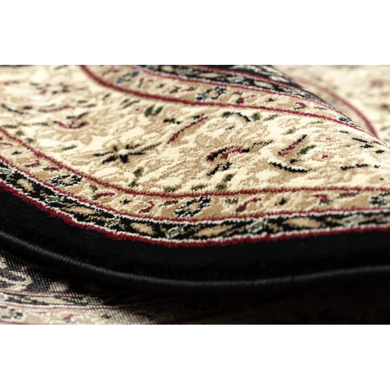 Teppich ROYAL ADR Kreis Muster 521 schwarz