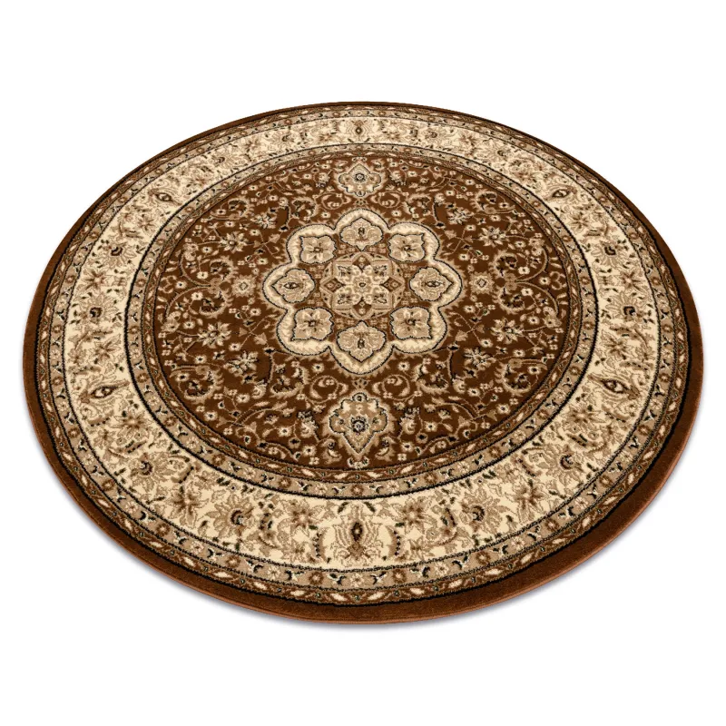 Teppich ROYAL ADR Kreis Muster 521 braun