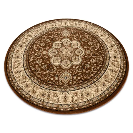 Teppich ROYAL ADR Kreis Muster 521 braun