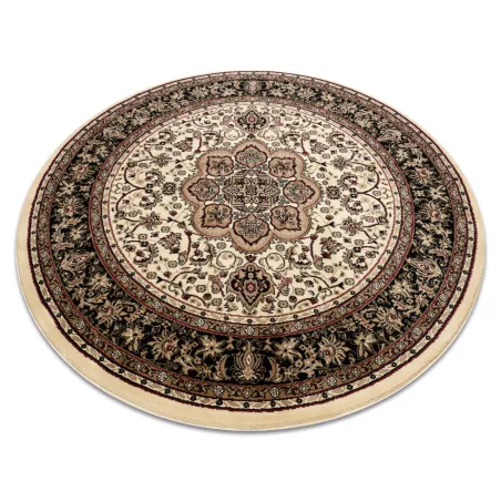 Teppich ROYAL ADR Kreis Muster 521 karamell