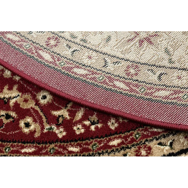 Teppich ROYAL ADR rund Muster 521 bordeaux
