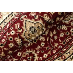 Teppich ROYAL ADR rund Muster 521 bordeaux