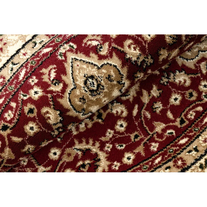 Teppich ROYAL ADR rund Muster 521 bordeaux