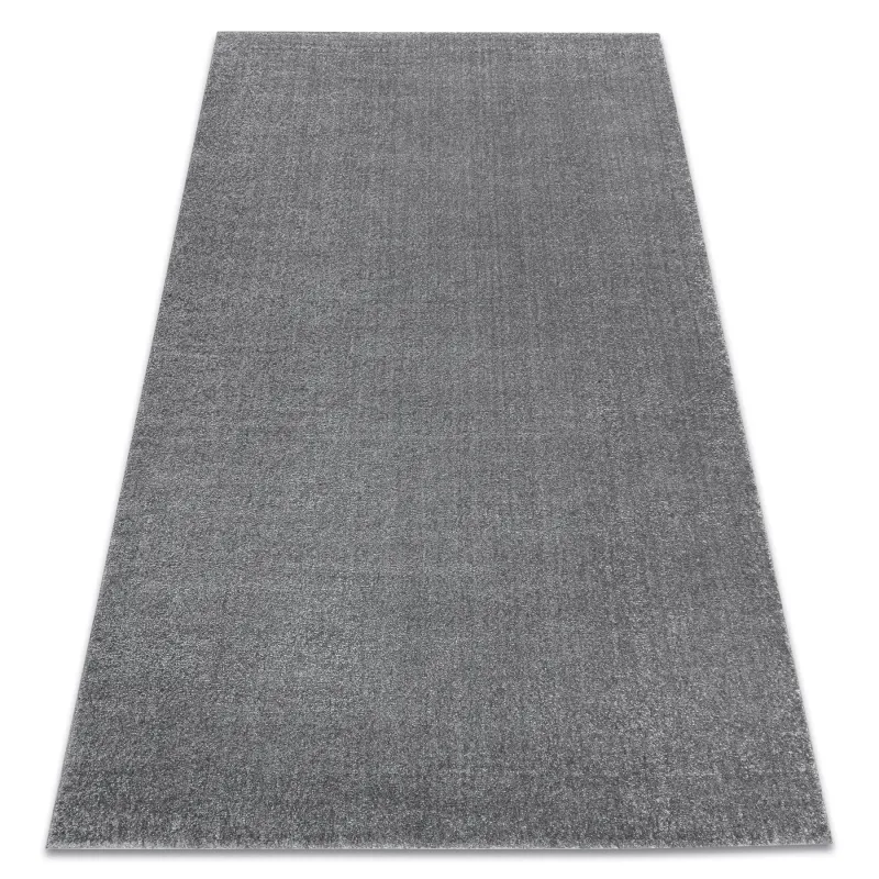 Teppich SOFT 2485 einfarbig grau, moderner Teppich für jeden Raum
