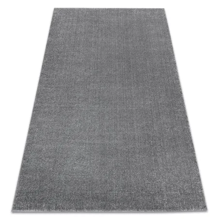 Teppich SOFT 2485 einfarbig grau, moderner Teppich für jeden Raum