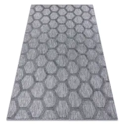 Teppich SANTO SISAL Bienenwabe Anthrazit