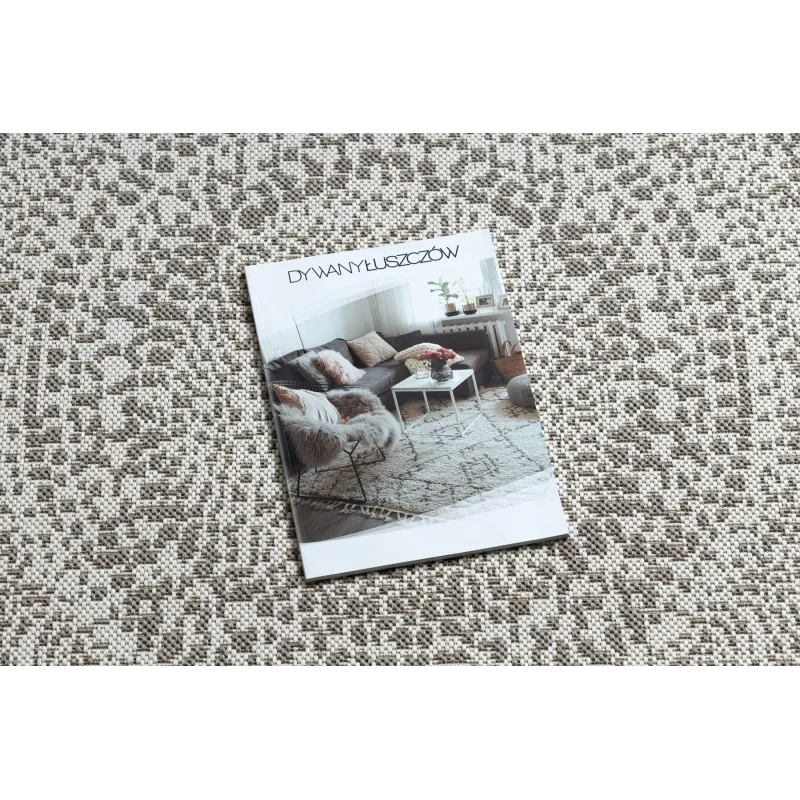 Eleganter Teppich mit Punkten, ideal für Wohn- oder Schlafzimmer