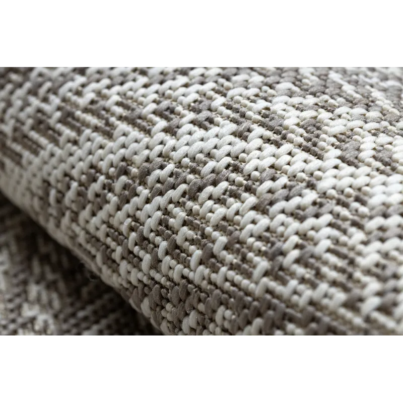Runder Sisal Teppich, perfekt für den Garten, Boho-Stil