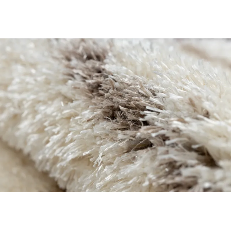 Moderner Shaggy Teppich FLUFFY 2371 in Beige für stilvolle Räume
