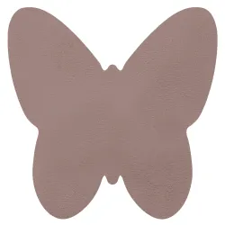 Moderner Waschteppich SHAPE Schmetterling Shaggy - erröten rosa plüschig, Antirutsch