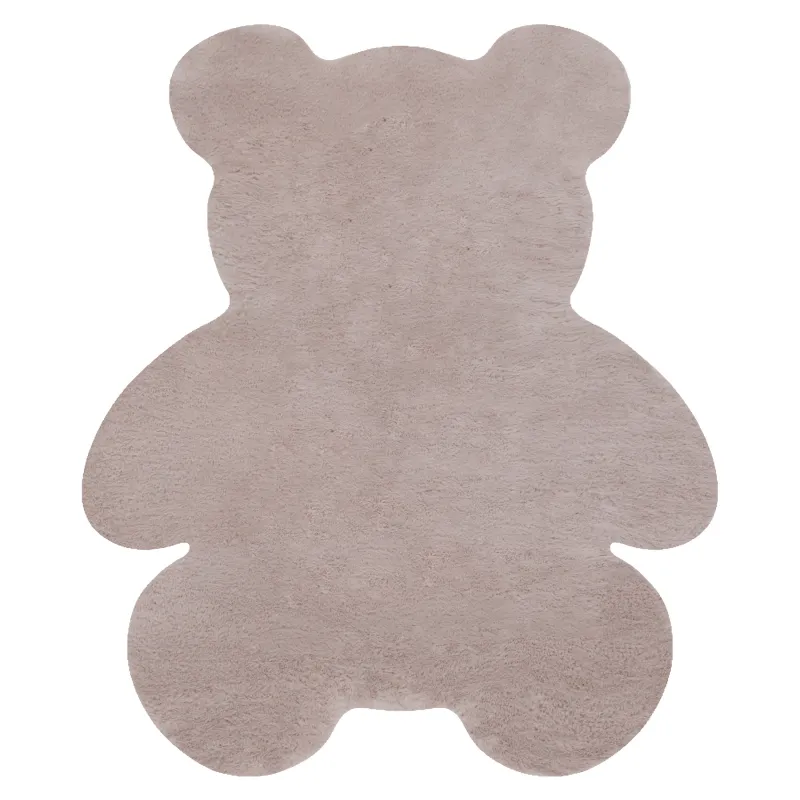 Moderner Waschteppich SHAPE 3146 Teddybär Shaggy - plüschig und rutschfest