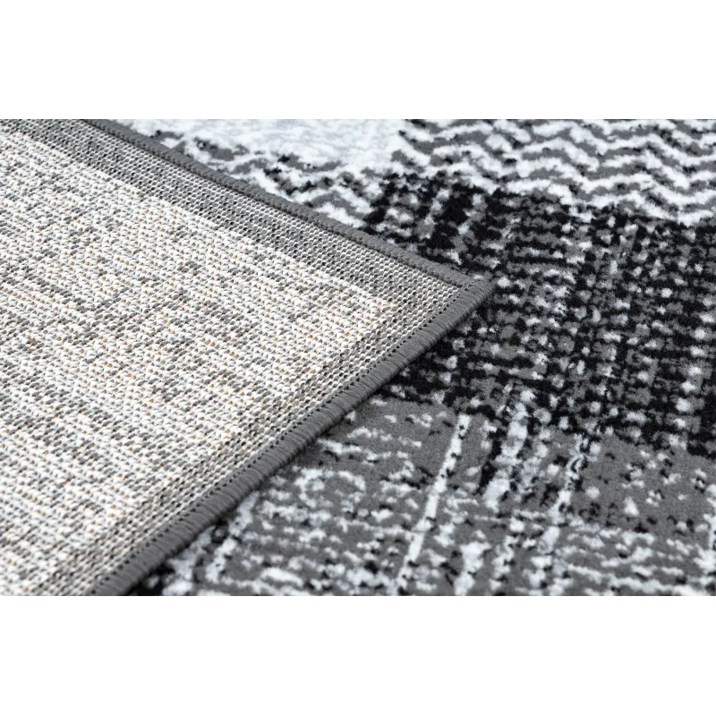 Teppich BCF Morad RAFIA Rechtecke, geometrisch - grau