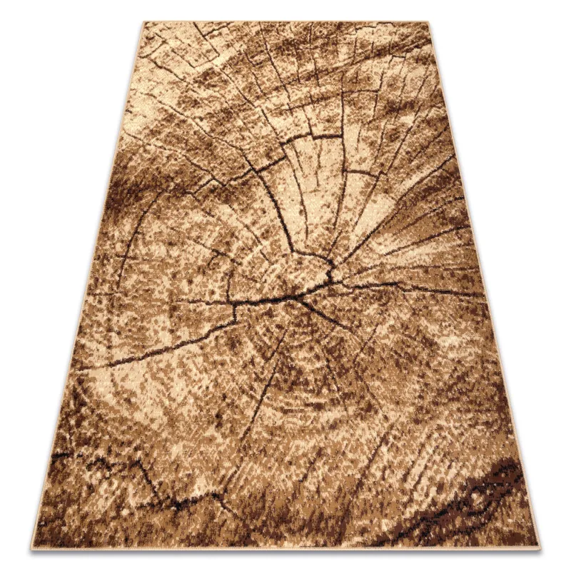 Teppich BCF Morad Baumstamm Holz - beige