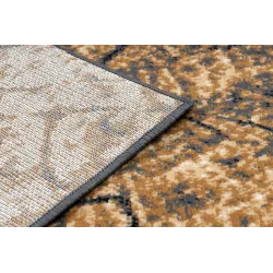 Teppich BCF Morad Baumstamm Holz - grau / beige / altes Gold