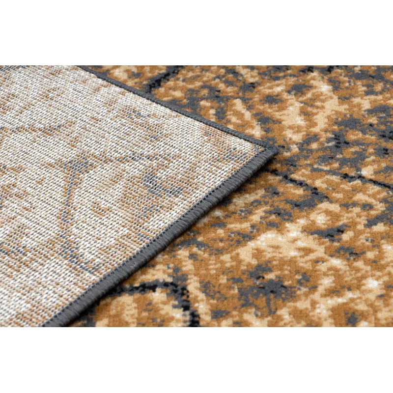 Teppich BCF Morad Baumstamm Holz - grau / beige / altes Gold
