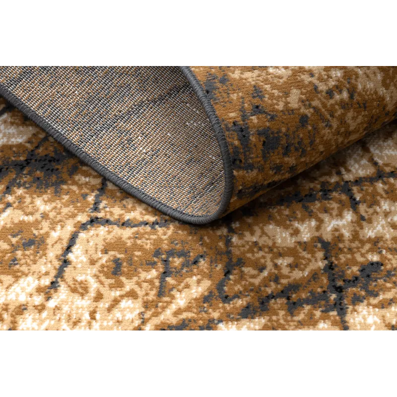 Teppich BCF Morad Baumstamm Holz - grau / beige / altes Gold