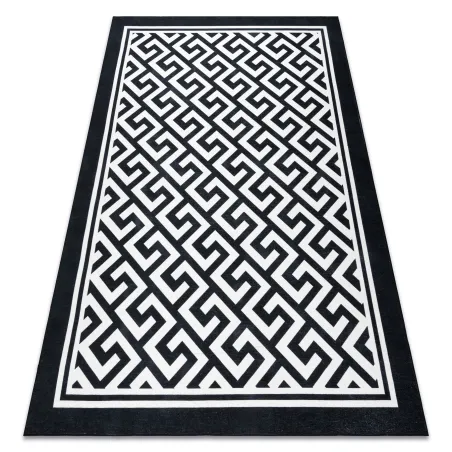 ANTIKA 122 tek Teppich, modernes Design in elfenbein und grau, waschbar