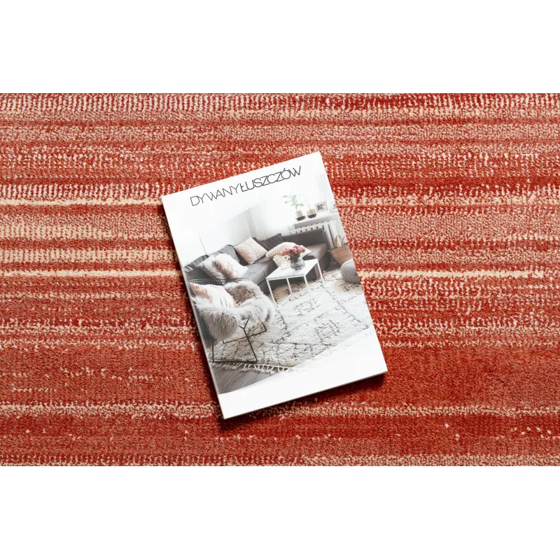 Teppich LEGEND 468 14 GB300 Wollenteppich OSTA - Linien exklusiv rot / beige