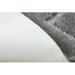 Badezimmerteppich SUPREME LINES Linien, rutschfest, weich - grau
