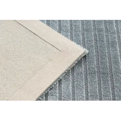 Teppich PEARL 51327F grau - Rahmen, griechisch exklusiv, strukturiert