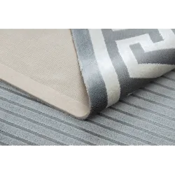 Teppich PEARL 51327F grau - Rahmen, griechisch exklusiv, strukturiert