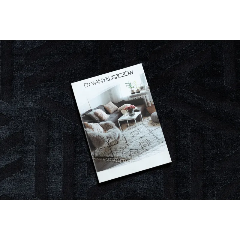Teppich PEARL 51326E schwarz - Geometrisch, exklusiv, strukturiert