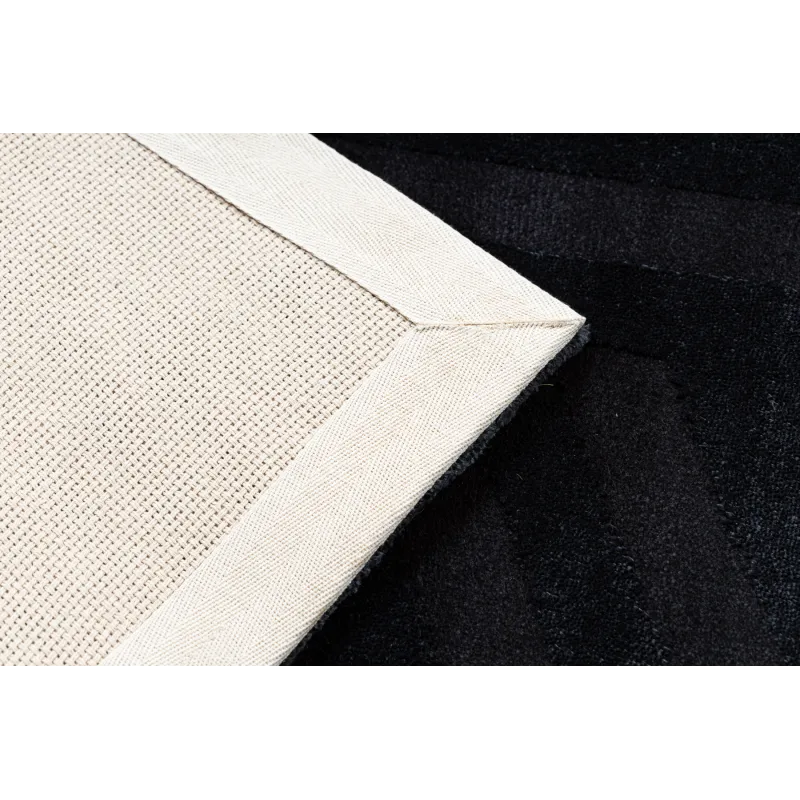 Teppich PEARL 51326E schwarz - Geometrisch, exklusiv, strukturiert