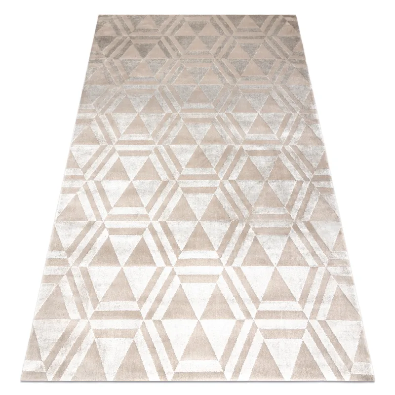 Teppich PEARL 51323C beige - Geometrisch, exklusiv, strukturell
