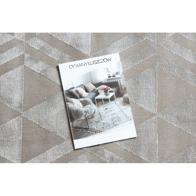 Teppich PEARL 51323C beige - Geometrisch, exklusiv, strukturell