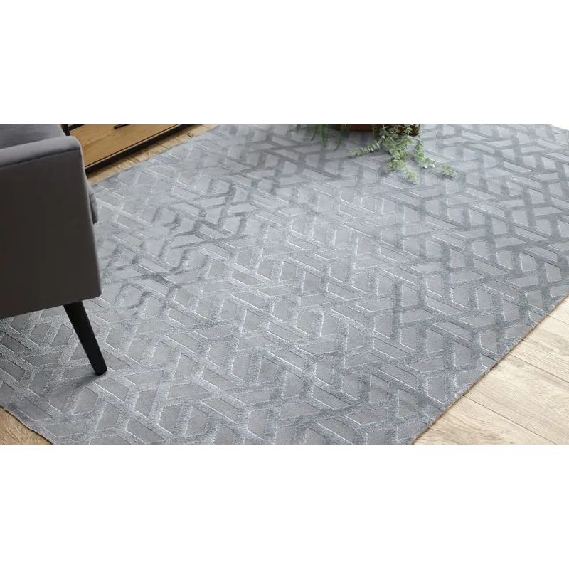 Teppich PEARL 51320D grau - Geometrisch, exklusiv, strukturell