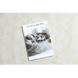 Teppich PEARL 51321A creme - Geometrisch, exklusiv, strukturell