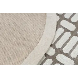 Teppich PEARL 53132B beige / creme - Geometrisch, exklusiv, strukturell