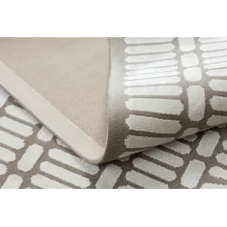 Teppich PEARL 53132B beige / creme - Geometrisch, exklusiv, strukturell