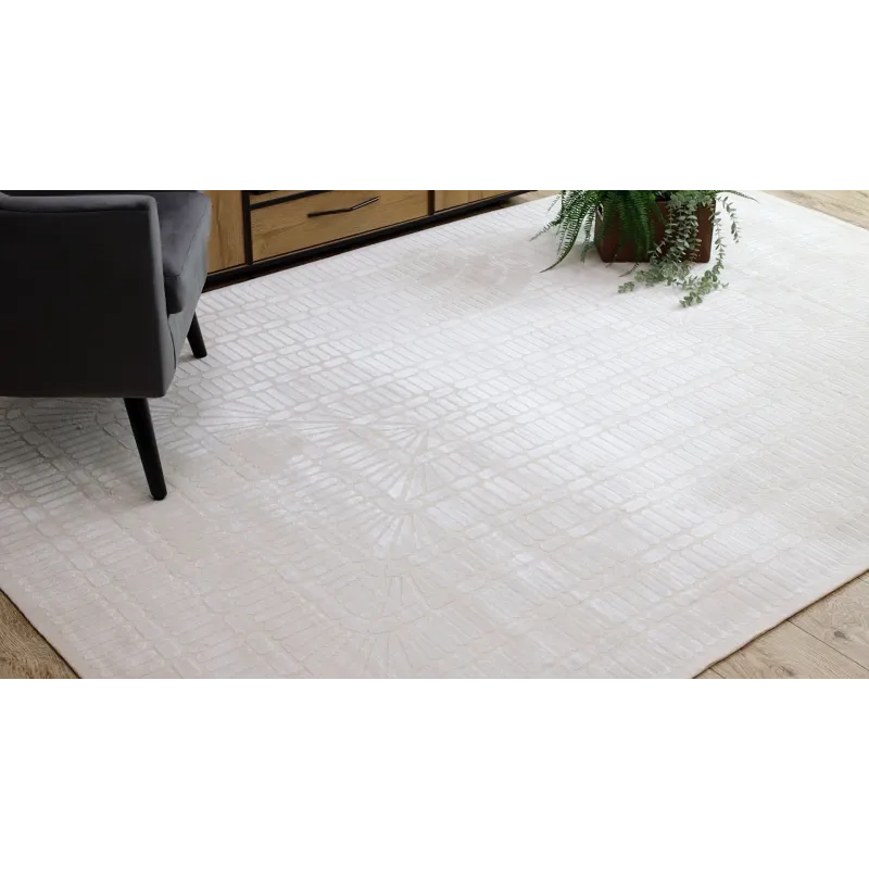 Teppich PEARL 53132A creme - Geometrisch, exklusiv, strukturell