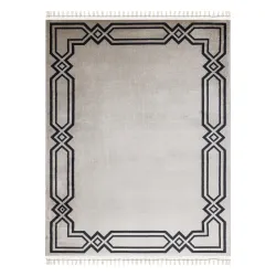 Teppich AMOUR 53071A beige - Rahmen, modern, elegant