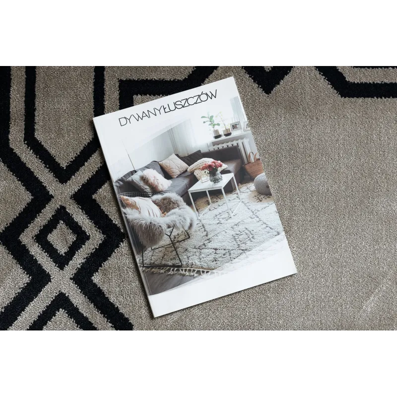Teppich AMOUR 53071A beige - Rahmen, modern, elegant