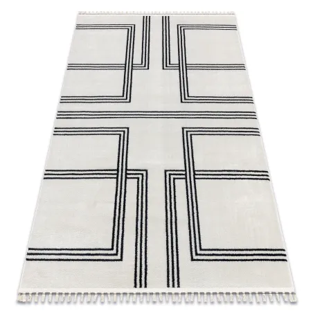 Teppich AMOUR 53091C creme - Geometrisch, Linien modern, elegant