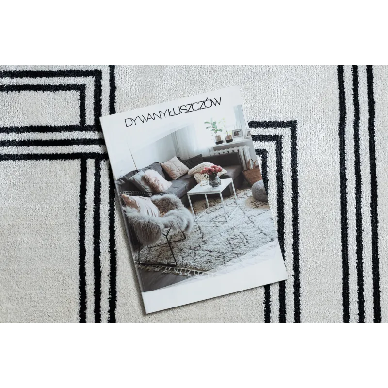 Teppich AMOUR 53091C creme - Geometrisch, Linien modern, elegant
