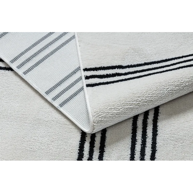 Teppich AMOUR 53091C creme - Geometrisch, Linien modern, elegant