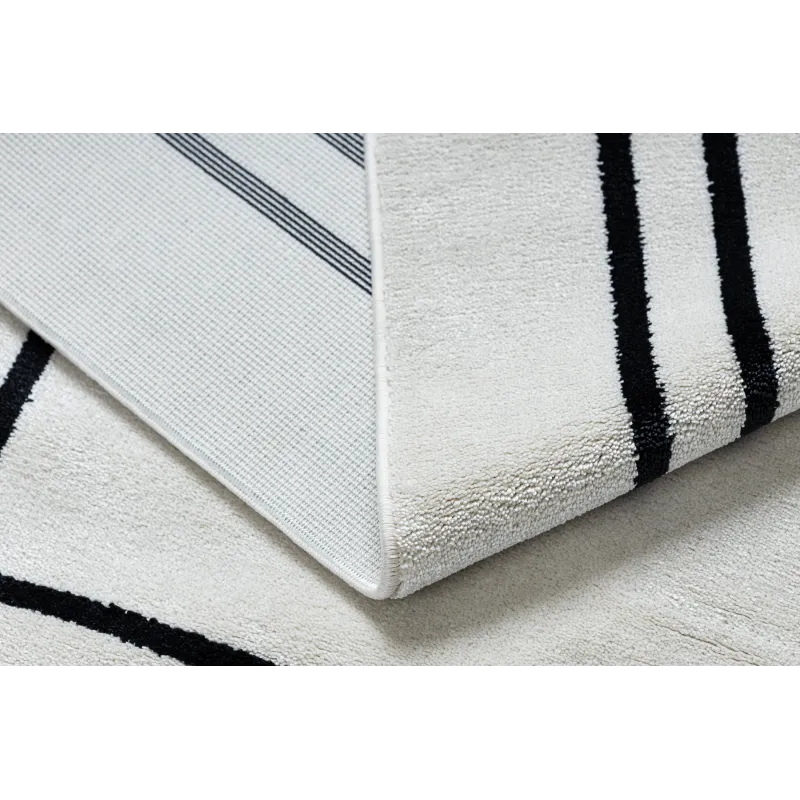 Teppich AMOUR 53096C creme - Rahmen, Linien modern, elegant
