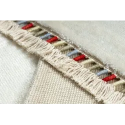 Teppich HERIZ A0987C Rahmen Creme - aus Bambusfaser, exklusiv, stilvoll