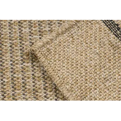Teppich SPARK 0688 beige / schwarz - Geometrisch, Sisal, strukturell